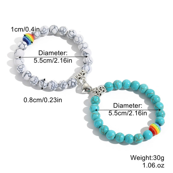 Bracelet Zinc Alloy Geometric Heartshaped Handmade Friendship