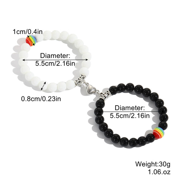 Bracelet Zinc Alloy Geometric Heartshaped Handmade Friendship