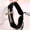 Bracelets Artificial Leather Punk Geometric Handwoven