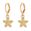 Bracelets Necklaces Women Zinc Alloy Shells Starfish Beads Electroplating Minimalist Style