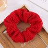 Braided Fabric Hair Ring High Elasticity Geometric Scrunchie For Elegant Ponytail Styling