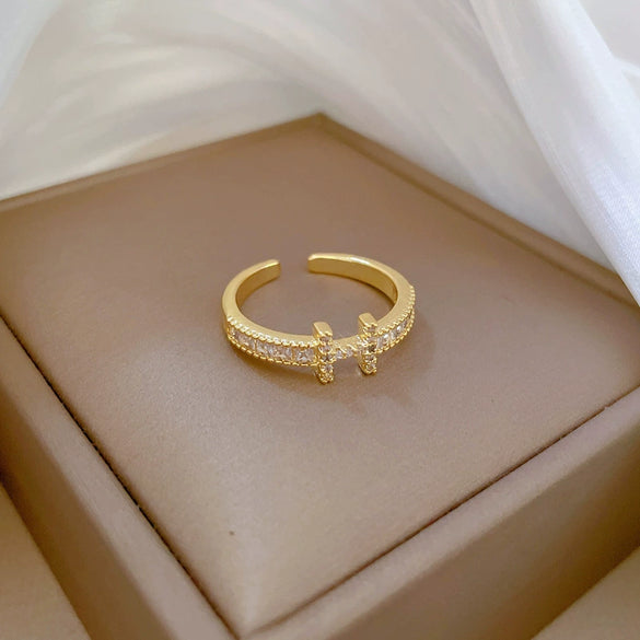 Brass Cartoon The Crown Electroplating Wedding Ring Jewelry For Women