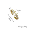 Brass Cartoon The Crown Electroplating Wedding Ring Jewelry For Women