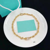 Brass Inlay U Shape Zircon Bracelets Necklace