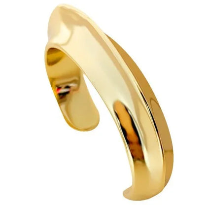 Brass Plating Geometric Bangle