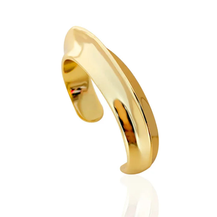 Brass Plating Geometric Bangle