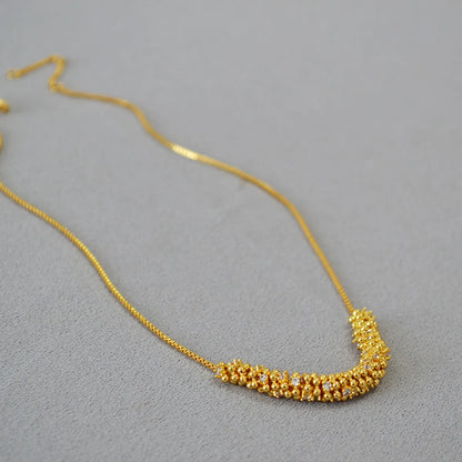 Brass Plating Solid Color Necklace