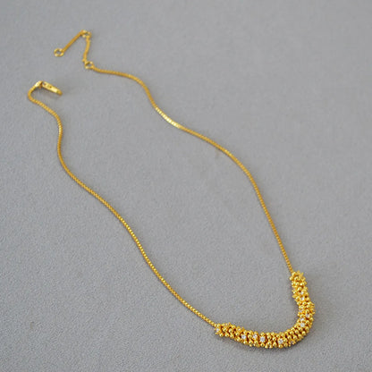 Brass Plating Solid Color Necklace