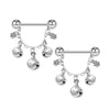 Breast Ring Jewelry Stainless Steel Geometric Electroplating Style
