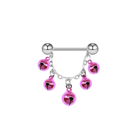 Breast Ring Jewelry Stainless Steel Geometric Electroplating Style