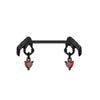 Breast Ring Zinc Alloy Geometric Spider Bat Style Stainless Steel