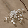 Bridal And Kids' Handmade Pearl Rhinestone Flower Hairpin Jewelry Accessories