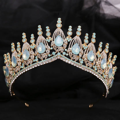 Bridal Crown Alloy Inlay Rhinestones Crown