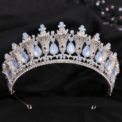 Bridal Crown Alloy Inlay Rhinestones Crown