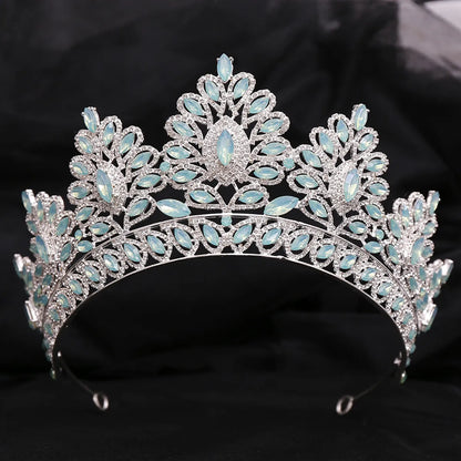 Bridal Crown Alloy Inlay Rhinestones Crown