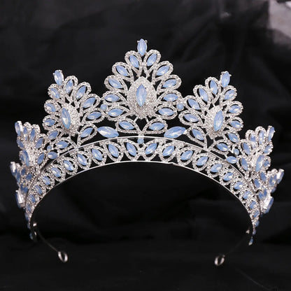 Bridal Crown Alloy Inlay Rhinestones Crown