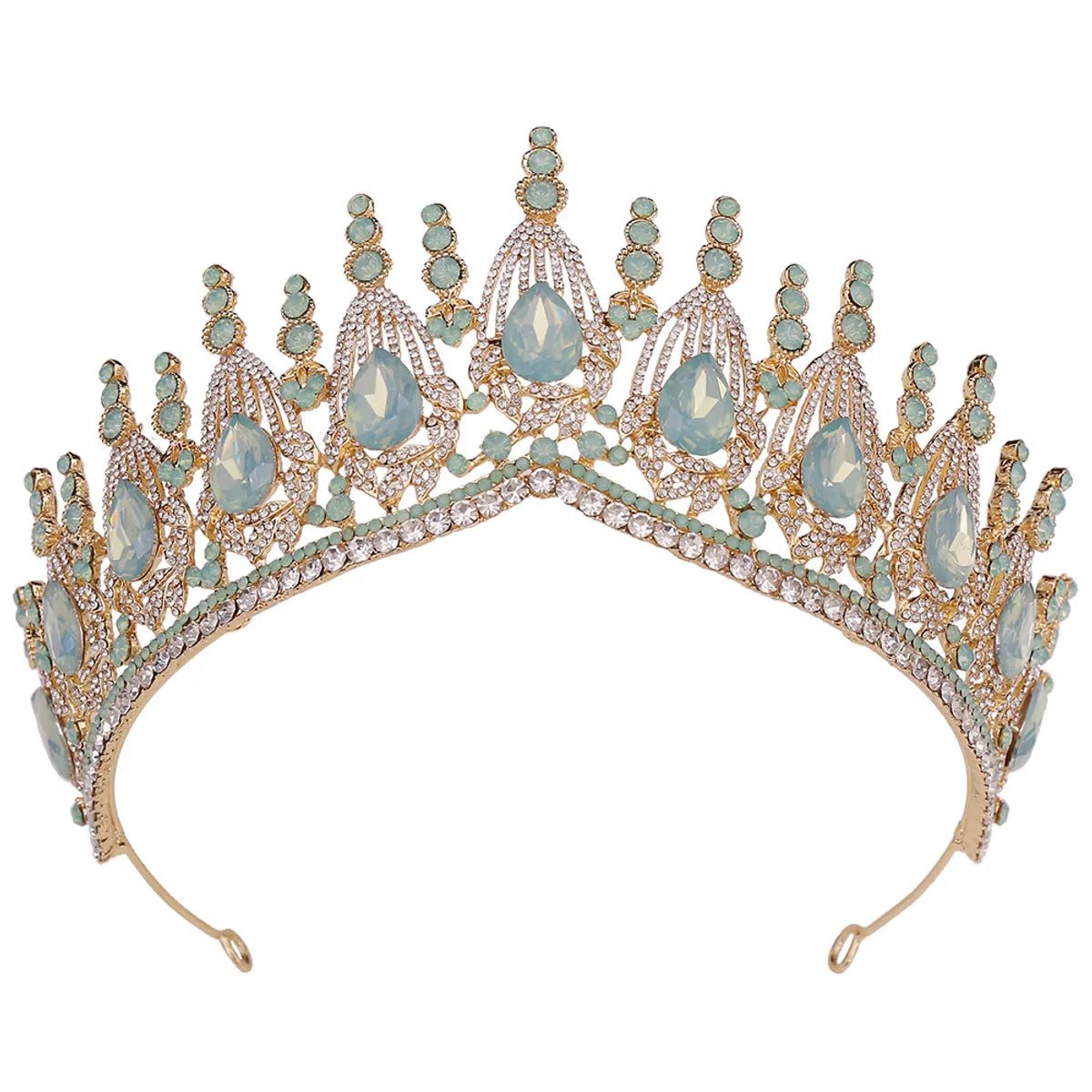 Bridal Crown Alloy Inlay Rhinestones Crown