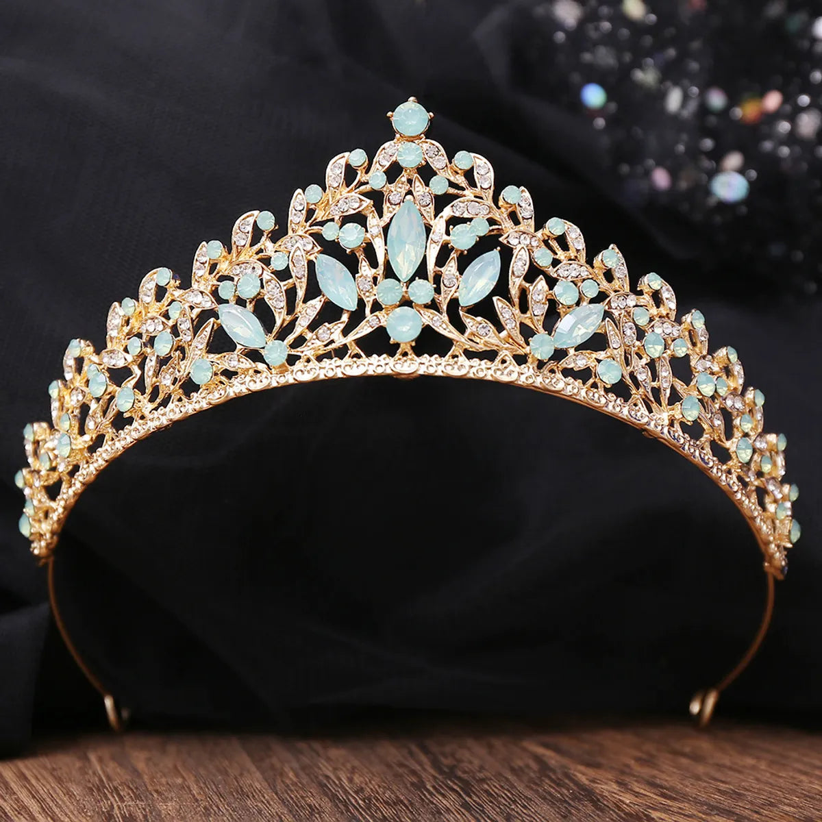 Bridal Crown Alloy Inlay Rhinestones Crown