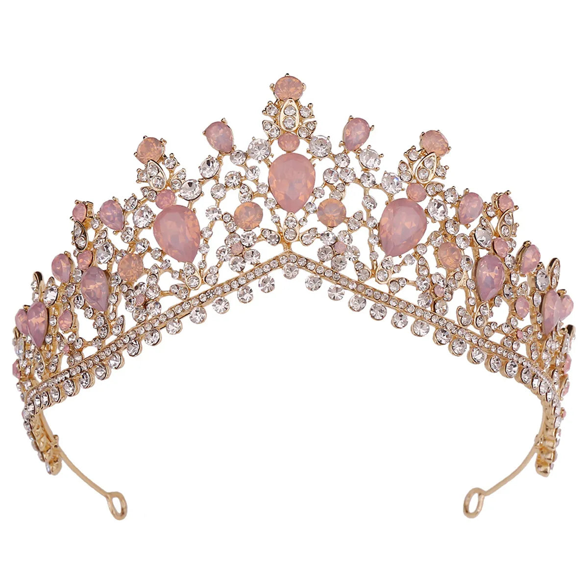 Bridal Crown Alloy Inlay Rhinestones Crown