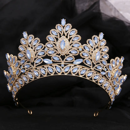 Bridal Crown Alloy Inlay Rhinestones Crown