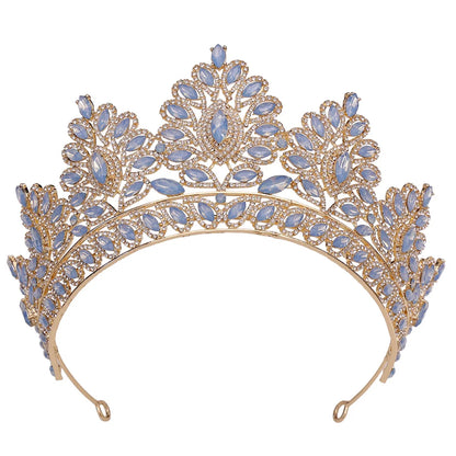 Bridal Crown Alloy Inlay Rhinestones Crown