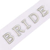 Bridal Headband Shoulder Strap Veil Set Satin Alloy Hairband Semimanual And Semimechanical