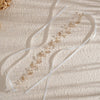 Bridal Headwear Handwoven Pearl Headband Forest Fairy Style With Leaf Pattern For Women And Kids