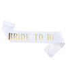 Bridal Shoulder Strap Etiquette Belt Glitter Cloth And Satin Cloth Bronzing Luxury Wedding Decoration