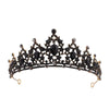Bride Headdress Princess Crown Wedding Hair Accessories Dress Accessories For Women Fashion Alloy Rhinestone Drop Shape Design Diamond Baroque Crown Wholesale