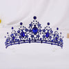 Bride Headdress Princess Crown Wedding Hair Accessories Dress Accessories For Women Fashion Alloy Rhinestone Drop Shape Design Diamond Baroque Crown Wholesale