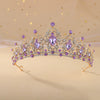 Bride Headdress Princess Crown Wedding Hair Accessories Dress Accessories For Women Fashion Alloy Rhinestone Drop Shape Design Diamond Baroque Crown Wholesale