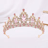 Bride Headdress Princess Crown Wedding Hair Accessories Dress Accessories For Women Fashion Alloy Rhinestone Drop Shape Design Diamond Baroque Crown Wholesale