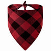 British Style Cotton Christmas Lattice Pet Scarf