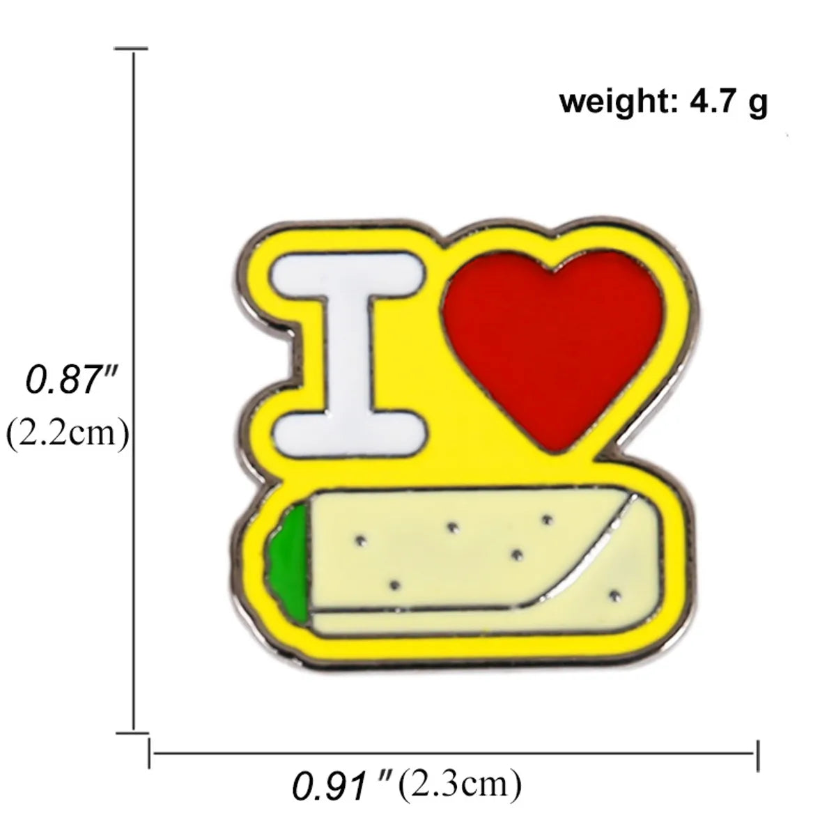 Brooch Cartoon Cute Series Avocado Coffee Collar Needle Funny Brooch