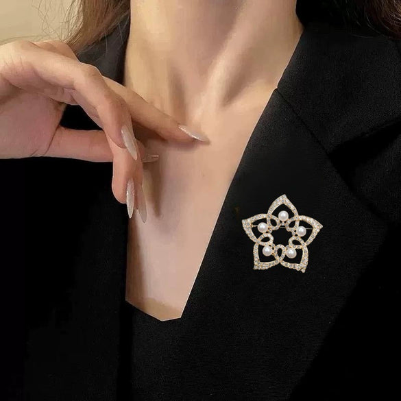 Brooch Zinc Alloy Flower Constellation Electroplating Women's