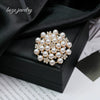 Brooch Zinc Alloy Flower Electroplating For Women