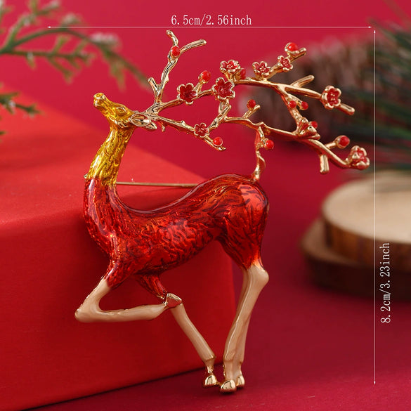 Brooches Enamel Alloy Electroplating Unisex Christmas Style