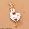 Brooches Enamel Alloy Electroplating Unisex Christmas Style