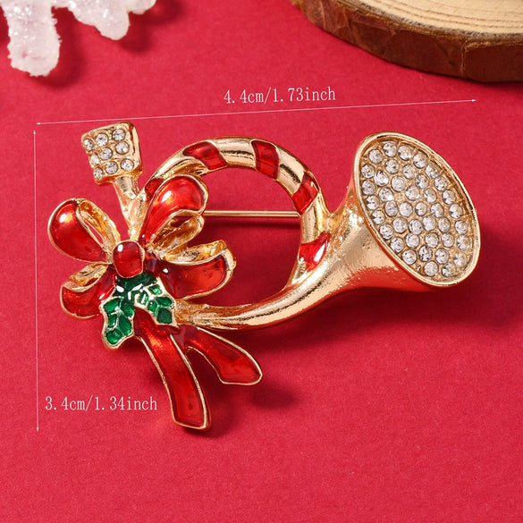 Brooches Enamel Alloy Electroplating Unisex Christmas Style