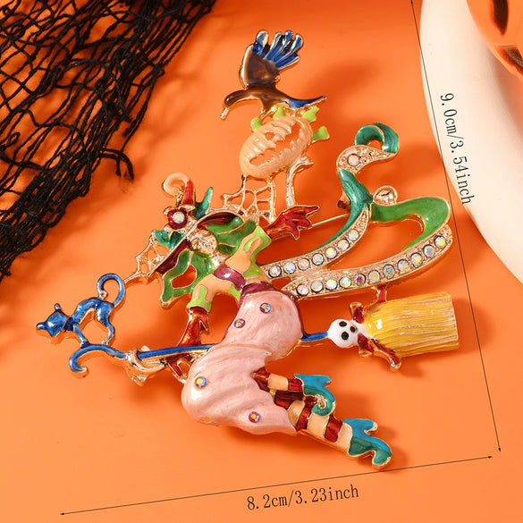 Brooches Enamel Alloy Electroplating Unisex Christmas Style