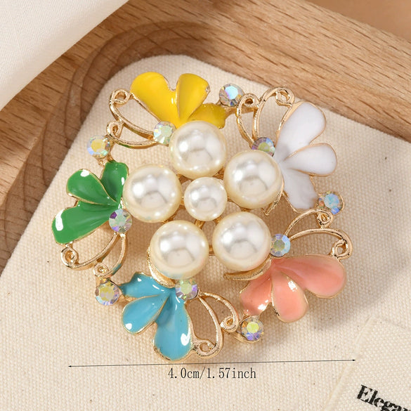 Brooches Enamel Alloy Electroplating Unisex Christmas Style