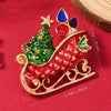 Brooches Enamel Alloy Electroplating Unisex Christmas Style