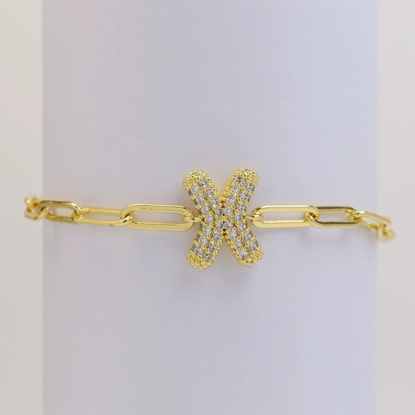 Bubble Balloons Pclip Chain Adjustment Bracelet Copper Electroplated With Letters Numbers Text For Women