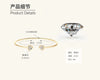 Bubble Moissanite Bracelet S925 Sterling Silver Plated K Gold Hand Jewelry For Girls Highclass Refined Style