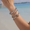 Buckle Bracelet 316L Stainless Steel Fashionable Geometric Electroplated