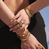 Buckle Bracelet 316L Stainless Steel Fashionable Geometric Electroplated