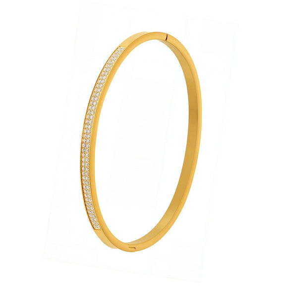 Buckle Bracelet 316L Stainless Steel Fashionable Geometric Electroplated