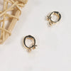 Buckle Copper Seawater Shell Abalone Shell Inlaid Electroplating Fashionable Detachable Pendant Matching Item