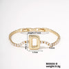 Buckle Letter Zircon Women's Bracelet Light Luxury Accessories Jewelry