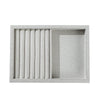 Burlap Jewelry Tray Geometric Shape Splicing Highend Luxury For Necklace Storage And Display